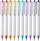 - Ballpoint Pens, 10 Pack, Colorful Ink, Cute Ballpoint Pens Assorted Color Ink, Cute Pens for Journaling, Aesthetic Pens, Bible Pen, Ball Point Pens Black, Pens Ballpoint Smooth Writing Pens